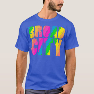 T-shirt Manche De Baseball BROADCITY
