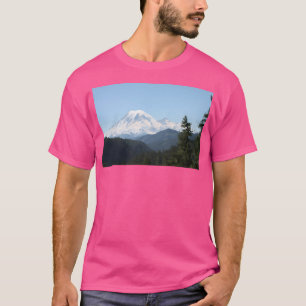 T-shirt Manche de baseball du Mont Rainier Washington