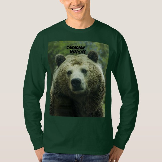 T-shirt Manches courtes canadiennes pour hommes (Devant)