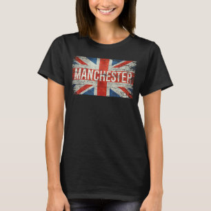T-shirt Manchester Angleterre Royaume-Uni Drapeau Bristien