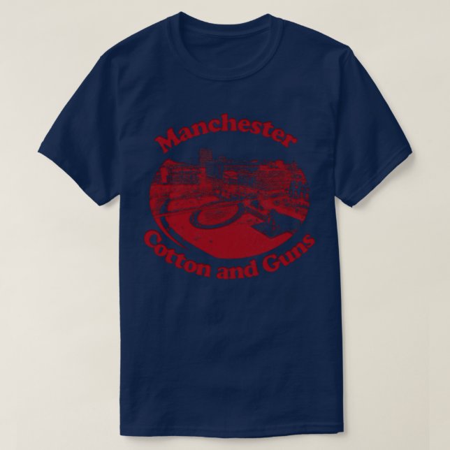 T-shirt Manchester Cotton Et Armes À Fan Alan Partridge (Design devant)