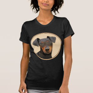 T-shirt Manchester Terrier Peinture Art animal original
