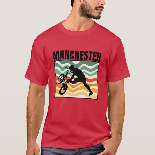 T-shirt Manchester vintage (Devant)