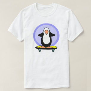T-shirt Manchot skateboardeur skateboard fun skateboard