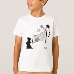 T-Shirt : Manchots en train de jouer .