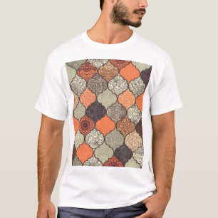 T-shirt Mandala coloré : Patchwork Islamique Sans Seamless