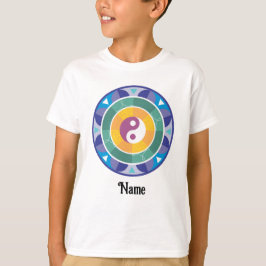 T-shirt Mandala couleur arc-en-ciel chinois Customisé