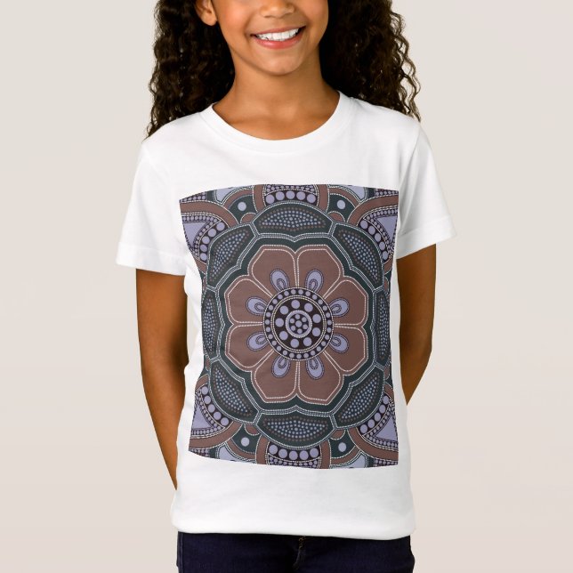 T-Shirt Mandala Creation, tous les points pour un 6 (Devant)