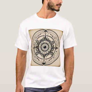T-shirt Mandala de la boussole mystique