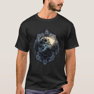 T-shirt Mandala de Lune Yoga Méditation Spirituelle 3