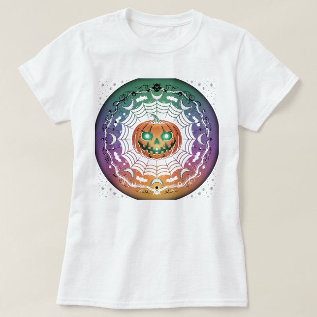 T-shirt mandala Halloween (Design devant)