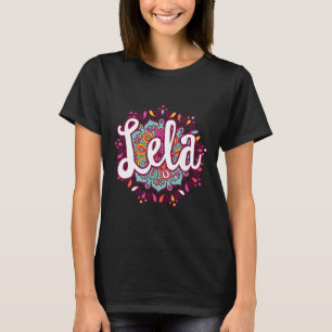 T-shirt Mandala Lela Femmes Grand-mère Noël Anniversaire M