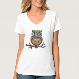T-shirt Mandala Owl