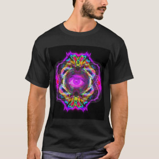 T-shirt Mandala pourpre d'oeil