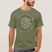 Mandala Tantric tibétain vintage Thangka de