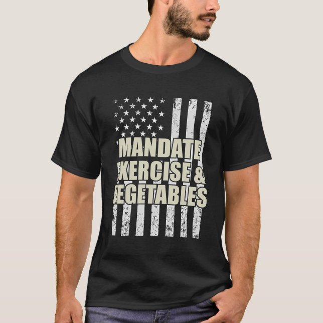 T-shirt Mandat Exercice Et Légumes (Devant)