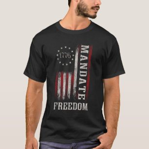 T-shirt Mandat Liberté Médicale Liberté Ne Se Conforme Pas