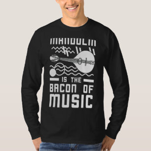 T-shirt Mandolin Instrument Music Player Débutant Leçon