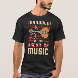 T-shirt Mandolin Instrument Music Player Débutant Leçon