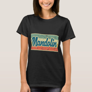 T-shirt Mandolin Lover Style Vintage Rétro