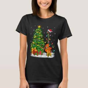 T-shirt Mandolin Music Lover Correspondance Santa Hat Mand