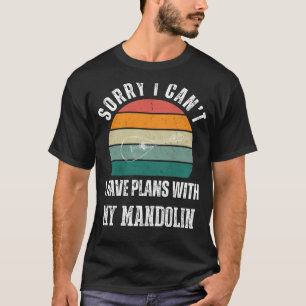 T-shirt Mandolin Plans Tee : Pluck Humour & Musical Style!