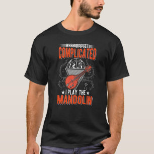 T-shirt Mandoline Joueur de Mandoline Mandoliniste