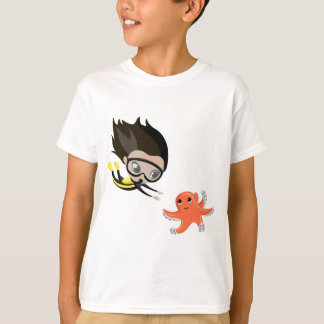 T-shirt Mandy et bulle la pieuvre