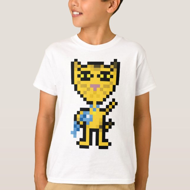 T-shirt Maneki Neko avec des poissons (Devant)