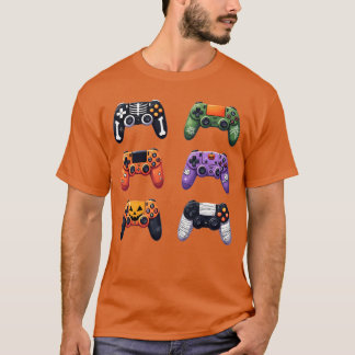 T-shirt Manette de jeu Halloween Rétro Video Game Bruh