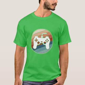 T-shirt Manette de jeu rétro ami rétro