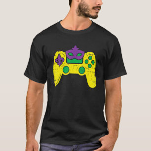 T-shirt Manette de jeu vidéo Gamer E-Sports Mardi Gras Bo