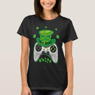 T-shirt Manette de jeu vidéo garçons joueurs irlandais St