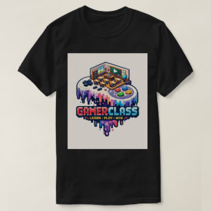 T-shirt Manette de jeu YouTube 16 bits fondue
