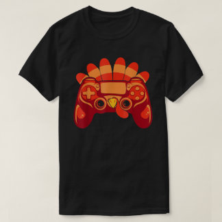 T-shirt Manette Dinde de Thanksgiving pour Joueur