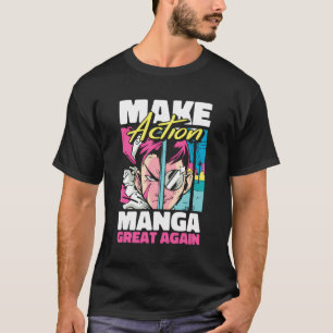 T-shirt Manga Action Anime Otaku Kawaii Cosplay Japonais J