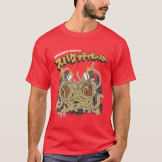 T-shirt Manga Spaghetti Monster drôle