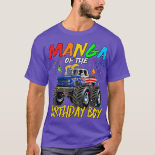 T-shirt Manga The Birthday Boy Monster Truck Birthday Part