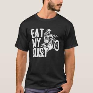T-shirt Mange Ma Poussière Vélo Tout-Terrain Moto Cross Di