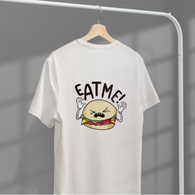 T-shirt Mange-moi caractère hamburger (Créateur téléchargé)