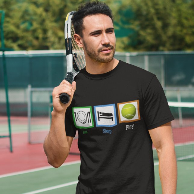 T-shirt Mange Sleep Play Tennis (Créateur téléchargé)