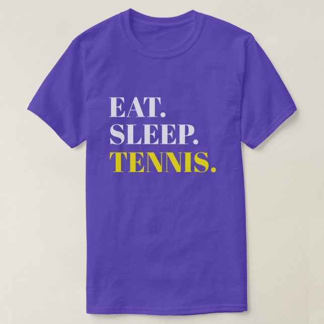T-shirt Mange Sleep Tennis Purple (Design devant)