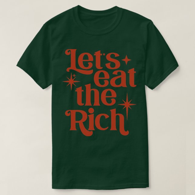 T-shirt Mangeons les riches (Design devant)