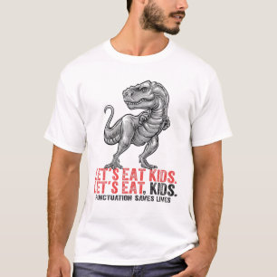 T-shirt Mangeons Ponctuation Enfants Saves Vies Thé Gramma