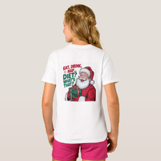 T-shirt Manger Boire Faire la sieste quel Diet, drôle de P