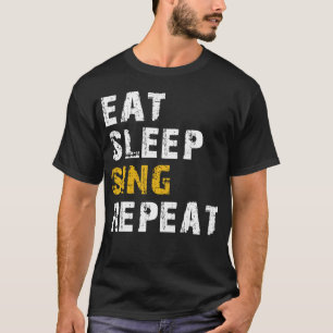 T-shirt manger des chansons