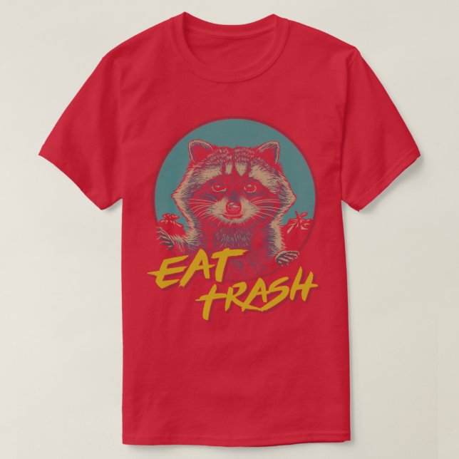 T-shirt Manger des déchets (Design devant)