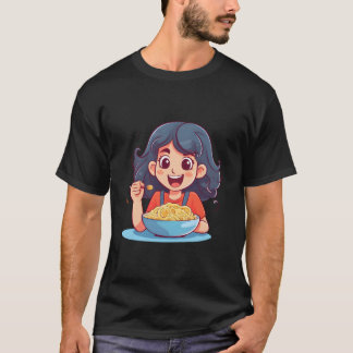 T-shirt Manger des pâtes Pâtes