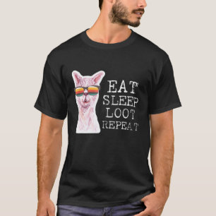 T-shirt Manger Dormir Butin Répéter Lunettes de soleil Lam