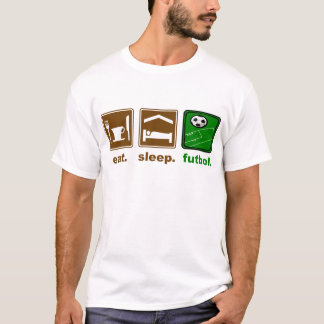 T-shirt manger, dormir, football